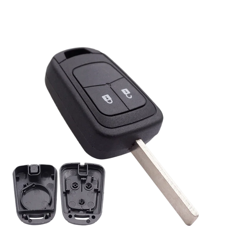 1pc Car Key Case Automobiles Parts Key Shell For Vauxhall Opel Astra J Insignia Corsa D E Meriva 2 Button Remote Key Fob Case