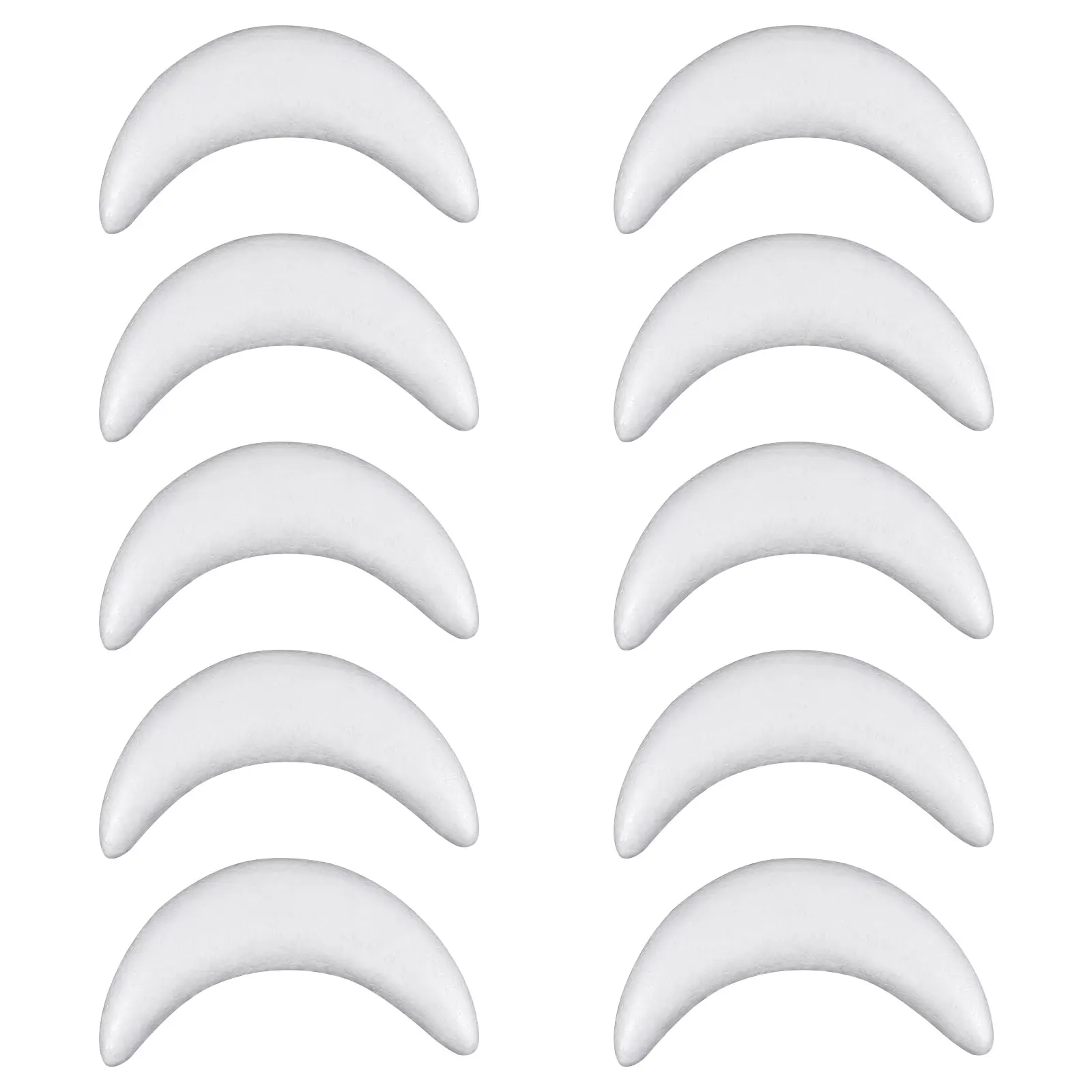 10pcs Moon Embryo Painting Kits White Foam Mold Kids Art Craft Toys Creative Skills Birthday Party Games Safe