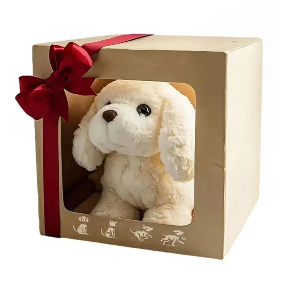 Nouveau Robot chiot marche aboiement simulé chiot queue Wagging doux marche chien jouet compagnon cadeau