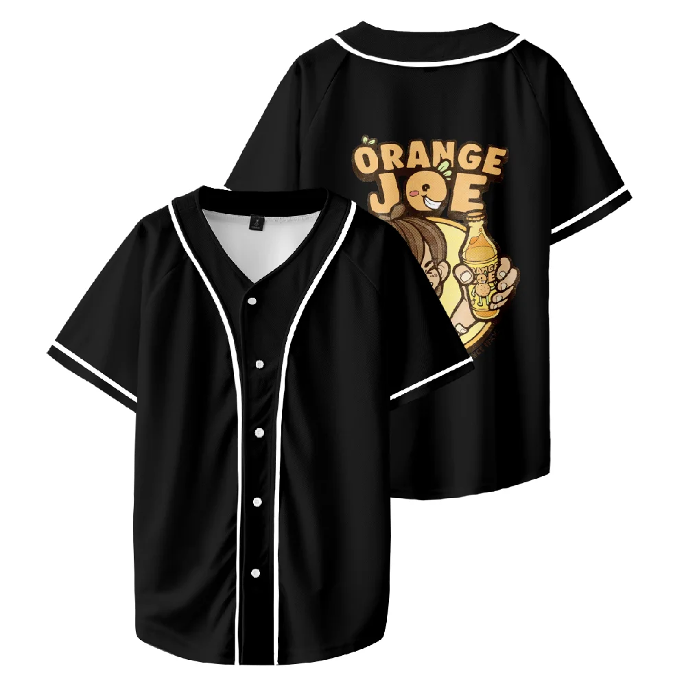 Omori Orange Joe Baseball Jersey Women Men Short Sleeve Tee Casual Streetwear Unisex Clothes