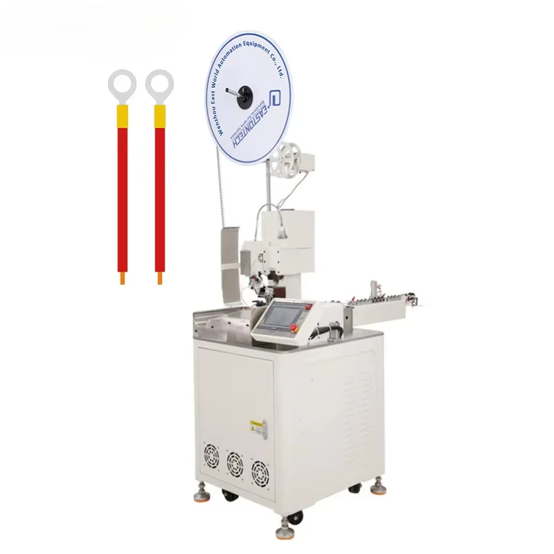 التلقائي رئيس واحد البلاستيك قذيفة محطة العقص واللف آلة EW-21D قطع تجريد محطة العقص آلة #1