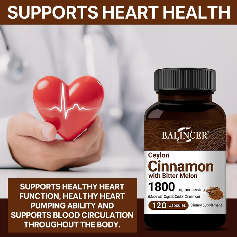 Ceylon cinnamon extract has antioxidant properties - supports blood sugar balance, aids digestion, and aids in weight loss