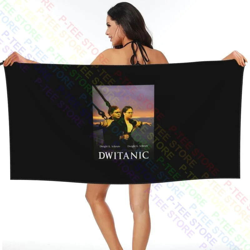 Titanic Dwight Schrute Dwitanic The Office Quick dry Towel Large Lightweight For Bathroom