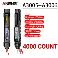 Professional 4000 Counts Digital A3005/A3006 Multimeter Ohm Diode Tester ANENG Meter Auto AC/DC Voltage Non-Contact For Tools