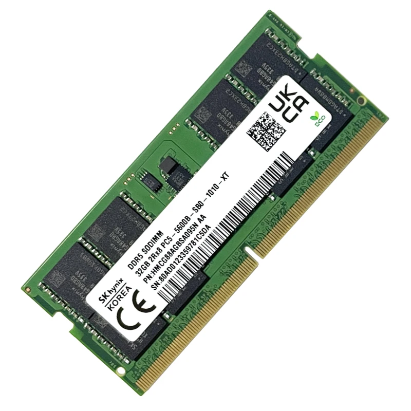 SK hynix DDR5 8GB SODIMM ×2 SK Hyn(Hynix) Original 8GB (1x8GB) DDR5 5600MHz PC5-44800 SODIMM