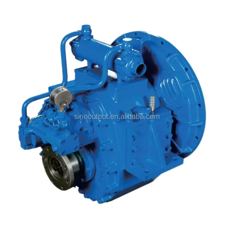 3 years warranty Sinooutput marine gearbox yacht diesel engine gearbox  input power 100-1500kw input speed 1000-3500r/min