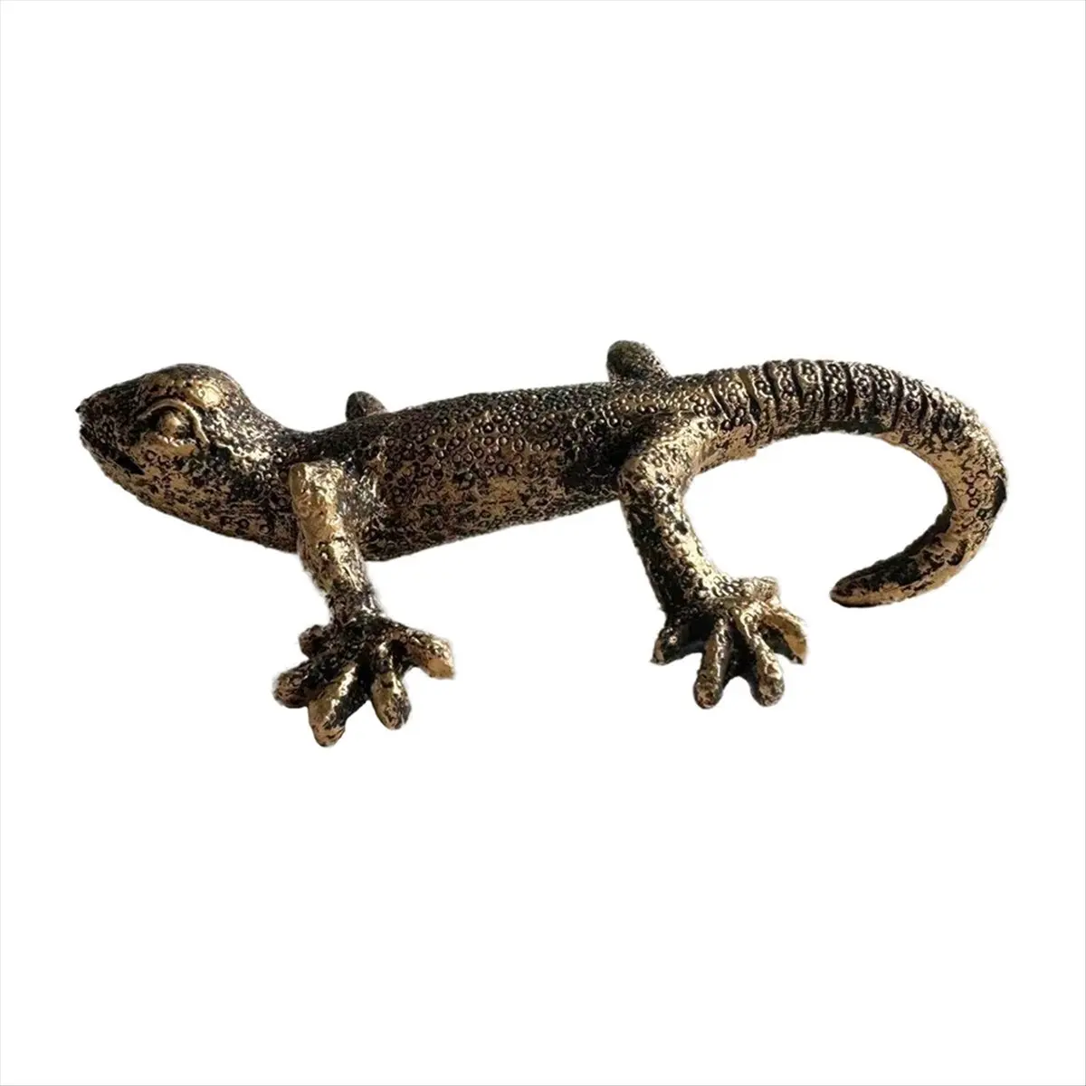 A32I Garden Decorative Potted Partner Bronze Gecko Janshore Flower Pot Suspension Decorative Suspension Garden Ornaments