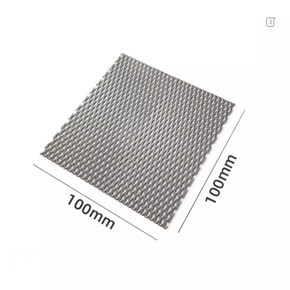 100x100mm   Cathode titanium mesh pure titanium electrode mesh