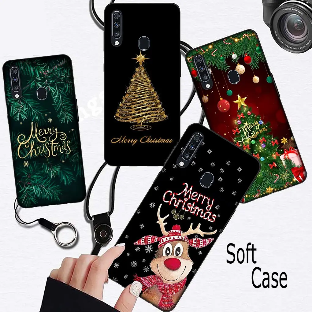 Merry Christmas Tree Deer Phone Casing for Huawei P30 P20 P10 Y6 Y7 Y9 Prime Mate 10 20 Pro Lite Y9A Y8S P Smart 2019 Cover Case