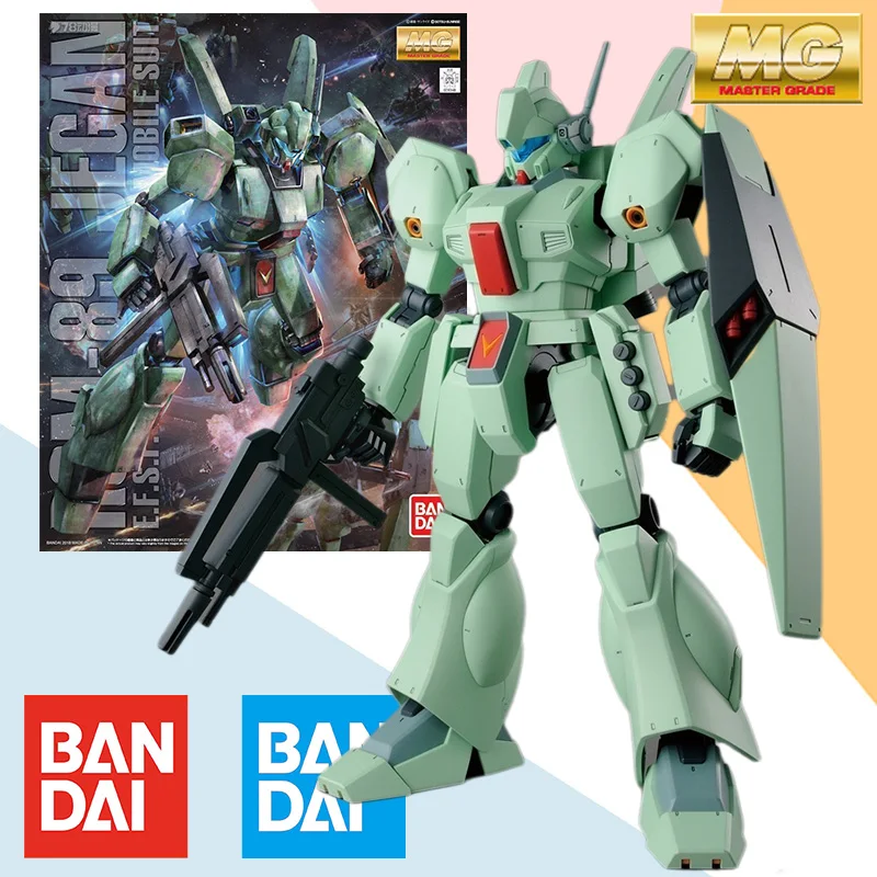 Bandai Original MG MASTER GRADE 1/100 RGM-89 JEGAN MECHANISM Aninm Action Figure Assembly Model Kit Toy Gift for