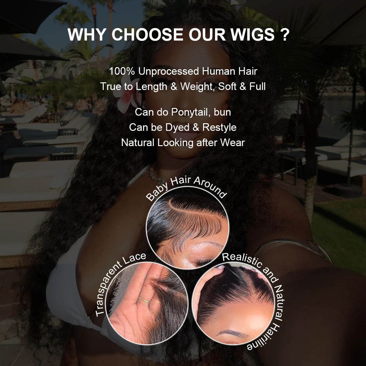 30 40 Inch 220% Density 13x6 Deep Wave Hd Lace Frontal Wig Natural Color Wet And Wavy Water Wave Lace Front Wig Kinky Curly Human Hair Wigs For Black Women image 3