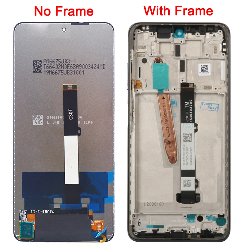 Original LCD For Xiaomi Poco X3 NFC Display With Frame 6.77 Inch 10 Touch Pocophone X3 M2007J20CG LCD Display Touch Screen Parts