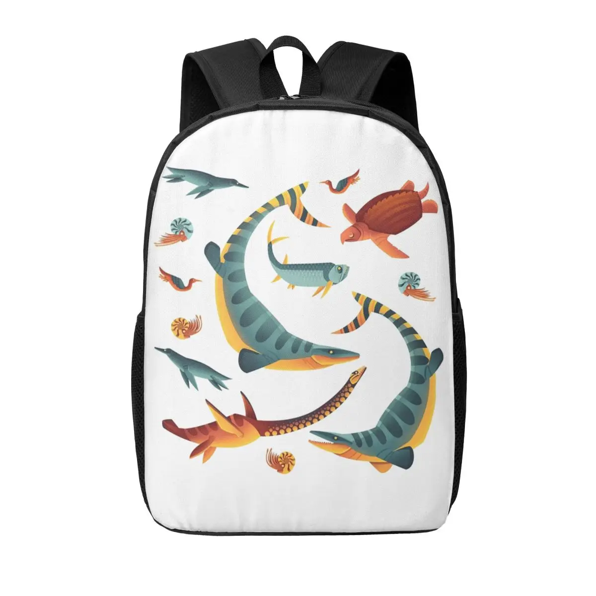 

Western Interior Seaway Woman Backpacks Boys Girls Bookbag Casual Students School Bags Portability Travel Rucksack Shoulder Bag