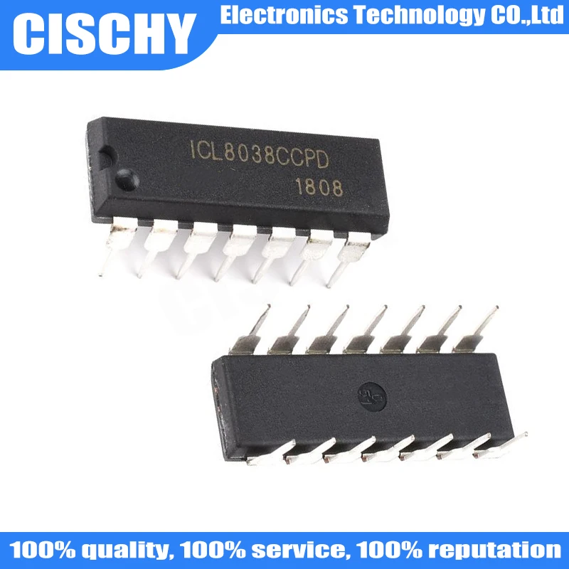 5PCS/lot ICL8038CCPD DIP14 ICL8038 8038CCPD DIP-14 In Stock