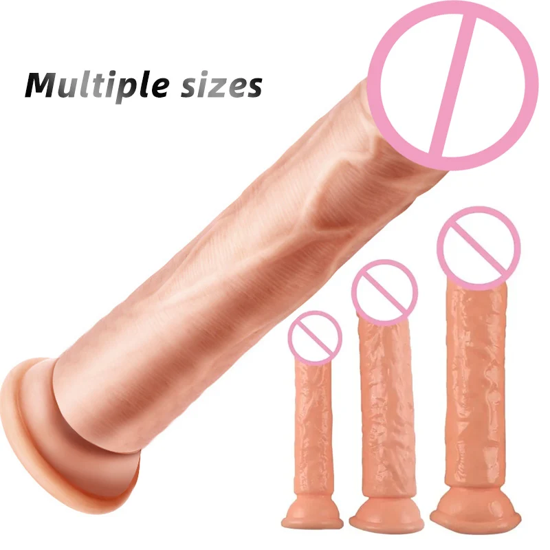 Sex Toy for Women Realistic Silicone Dildo Realistic Flesh Colored Dildo Suction Cup Penis Anal Sex Toy For Female Masturbation