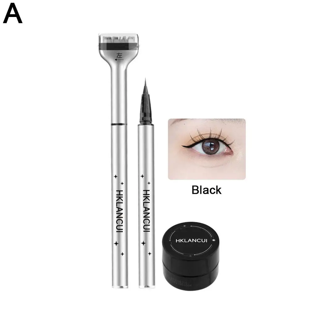 Lower Lash Stamp Waterproof Eye Liner Pencil Lower Lashes Eyelash Template Seal Easy Under Eyelash Stamper Beauty Lash Tools