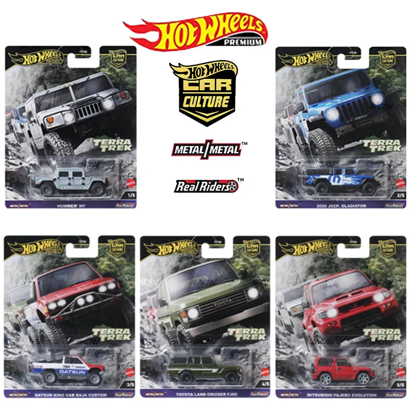 Hot Wheels Car Culture Series 2024 Mix 5 Fpy86 Terra Trek 1/64 2020 Jeep Gladiator Collection Diecast Vehicle Model Toys Gift