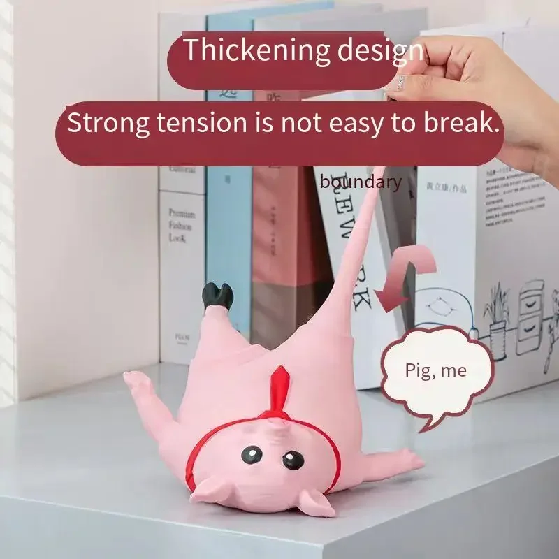 Squeeze Pink Pigs Antistress Toy Cute Squeeze Animals Lovely Piggy Doll Stress Relief Toy Decompression Piggy Squeeze Toy Gift