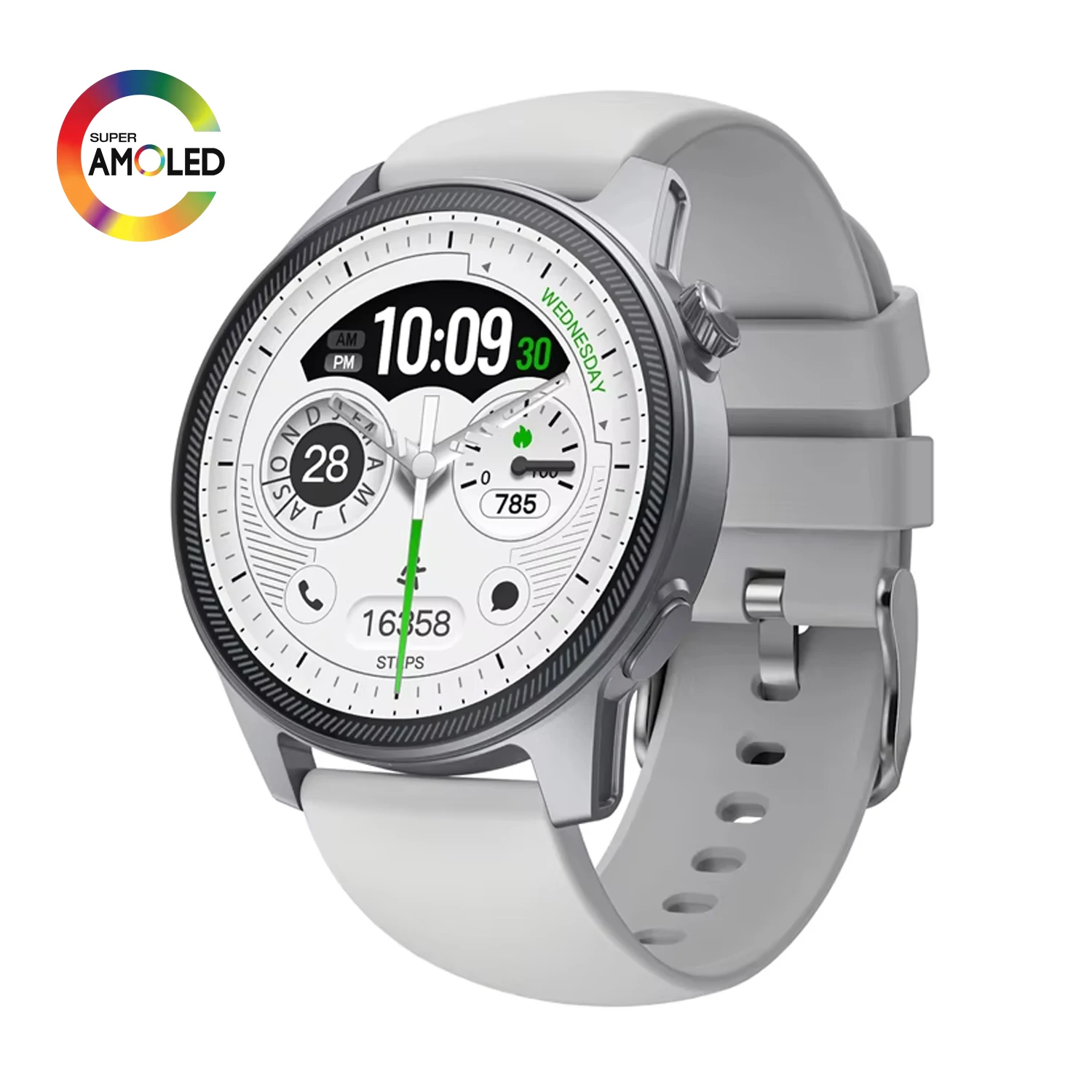 

1.43 inch AMOLED Screen Smart Watch Bluetooth Call Sports Heart Rate Monitor Waterproof Smartwatch