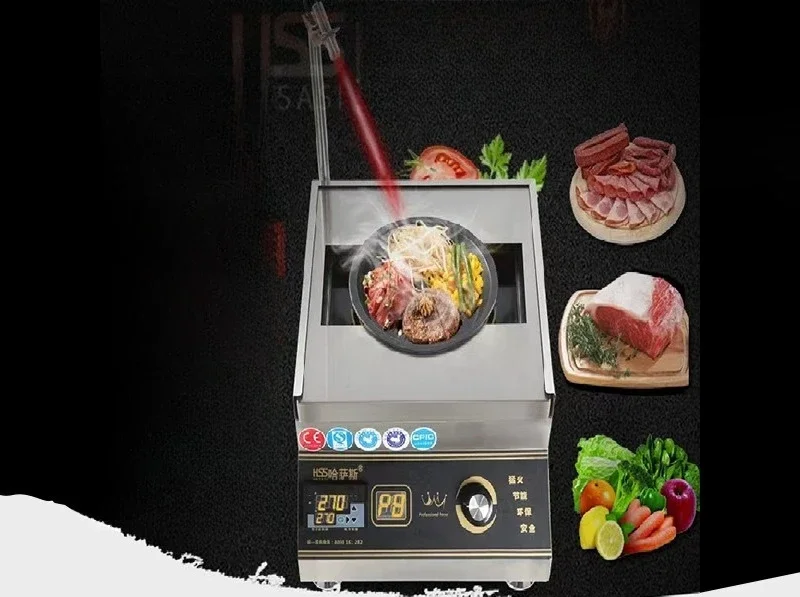 Desktop Multifunctional Teppanyaki Equipment Commercial Induction Cooker High Power Induction Cooker