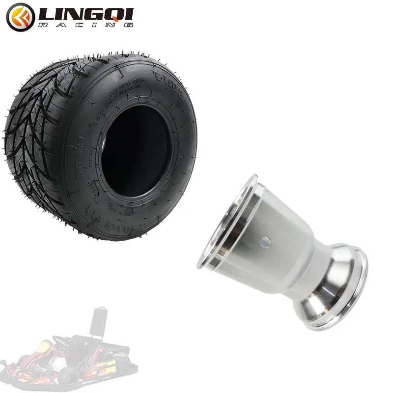 

LYNNCHI мотоцикл 11x7.10-5 10x4.50-5 11x6.0-5 картинг 5-дюймовая вакуумная шина со стальным ободом для аксессуаров для колес Drift Go Kart