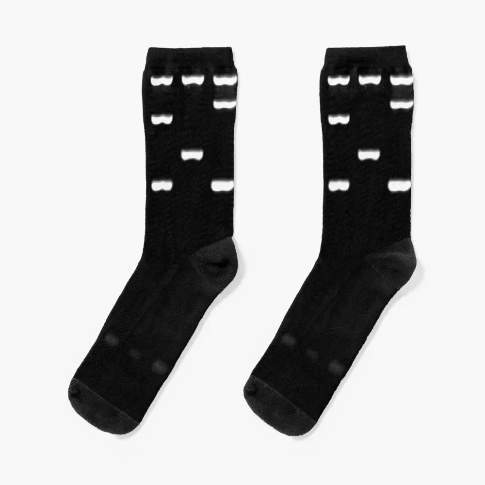 

Gel Electrophoresis Fun Socks gift winter thermal Non-slip Toe sports Socks For Man Women's