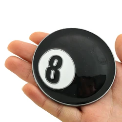 Snooker Billiards Number 8 Black metal Belt Buckle Men clothing ornament Accessories DIY Western Cowboy Rock Style Belt Buckle