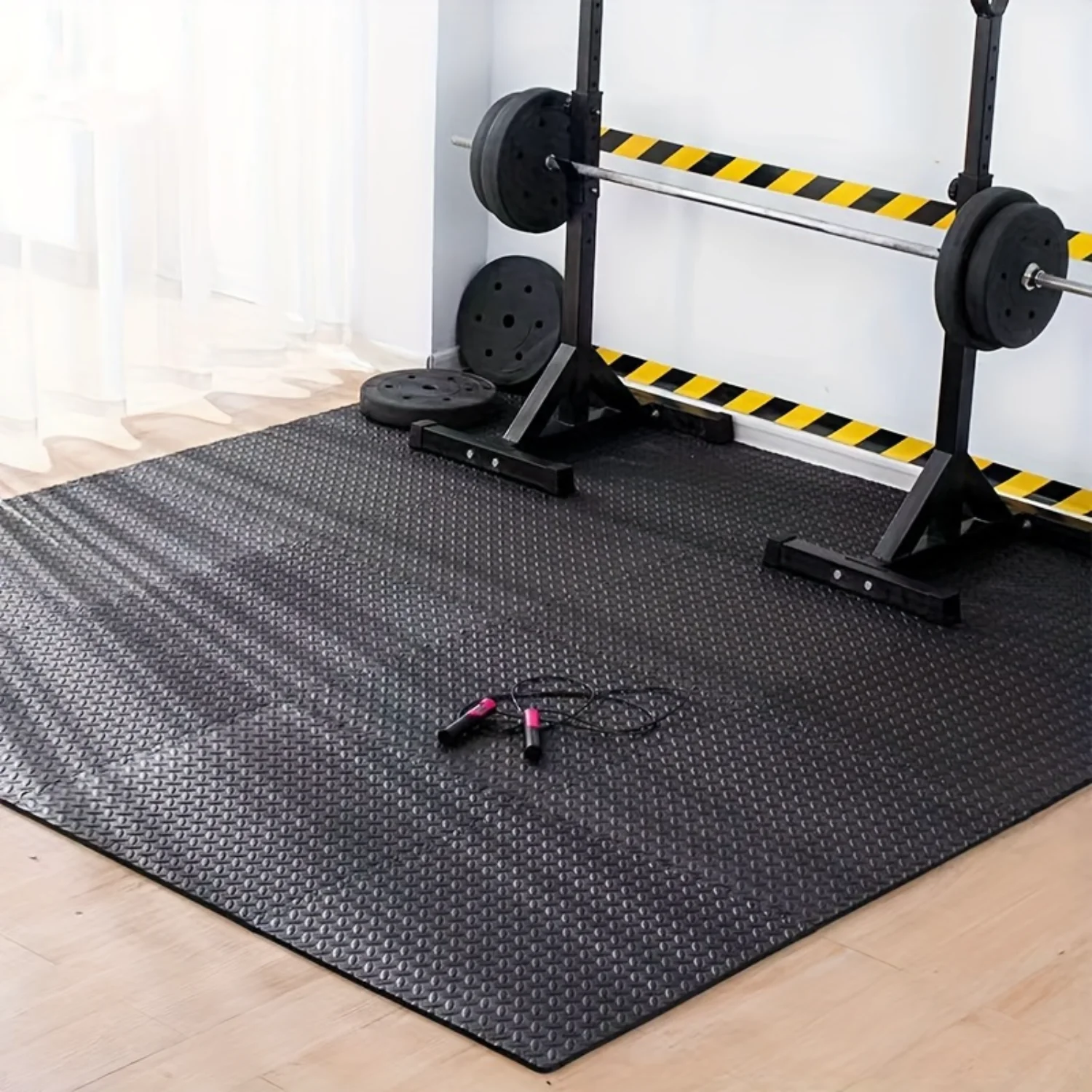 Premium Interlocking Foam Floor Mats - Gym & Exercise - Slip-Resistant, High-Density, Durable, Absorbent - Easy Install - Multip