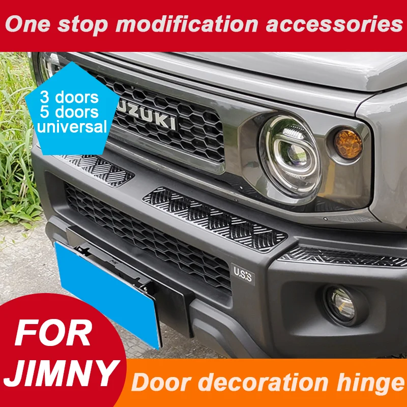 

Suitable for Jimny 2018-2025 JB74 JB64 special exterior decoration parts, rear bumper anti scratch rear surround guard plate