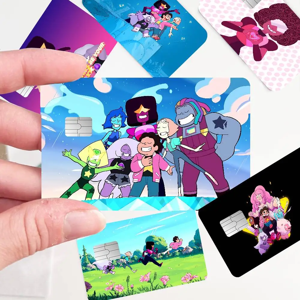 Steven Universe Cartoon Anime Young Creidt Card Debit Card Sticker Film Case Front Tape For Small Big Chip No Chip