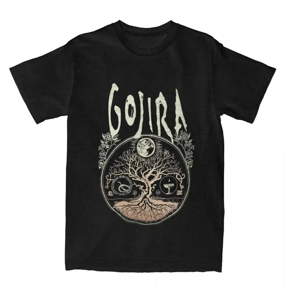 Rock Metal Band Gojiras Men Women\'s T Shirts Merch Vintage Tees T-Shirt Cotton Summer Clothing T-Shirt Cotton Summer Clothing