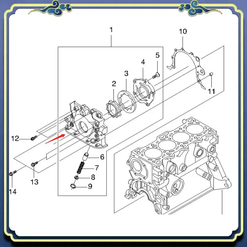 Bomba de aceite de motor AU16 96325246 DW25189698 para Aveo Spark Daewoo Matiz Tico Damas Labo Super 16100-70B10 DW96325246