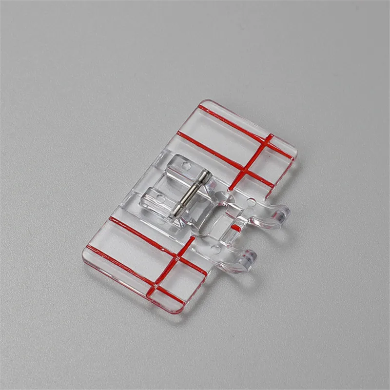 Accessories Feet For Household Machines Clear Plastic Sewing Parallel Stitch Presser Foot Singer Domestic Brother Transparent