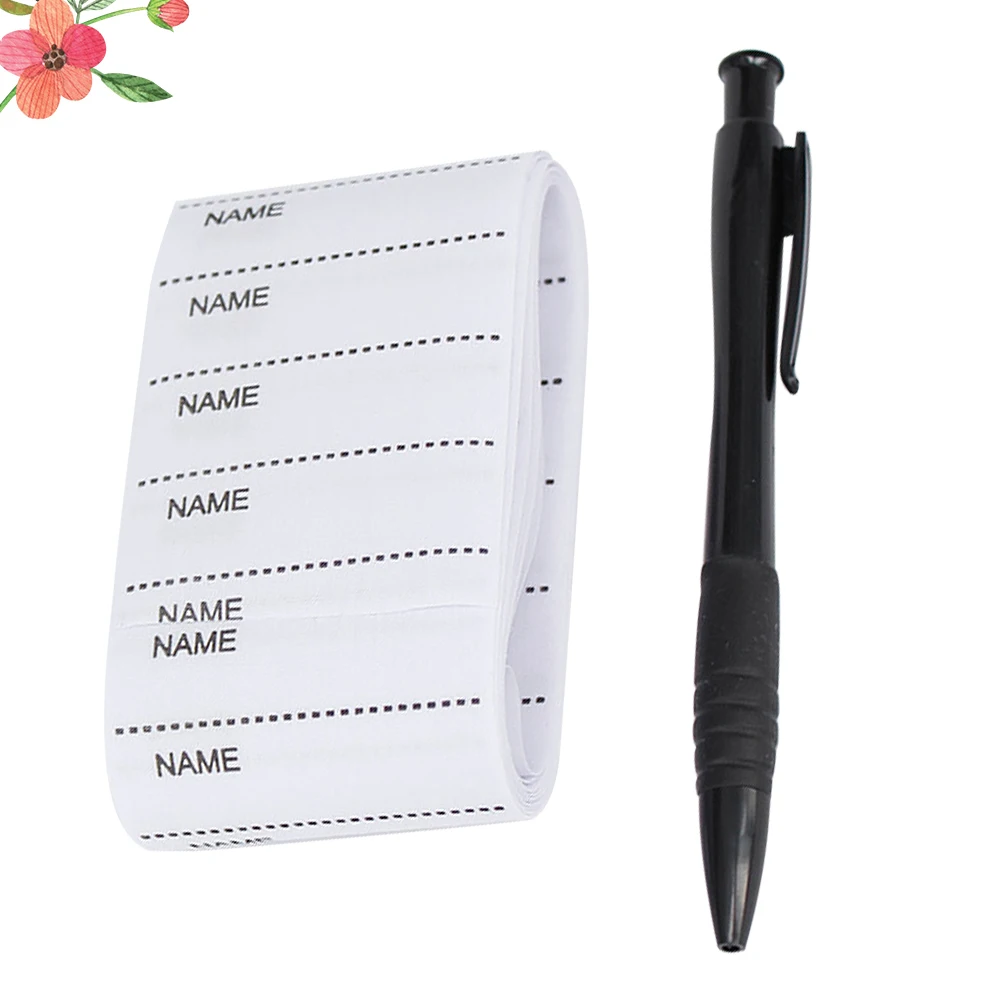 Stickers Waterproof Labels Adhesive Clothing Laundry Name Custom for