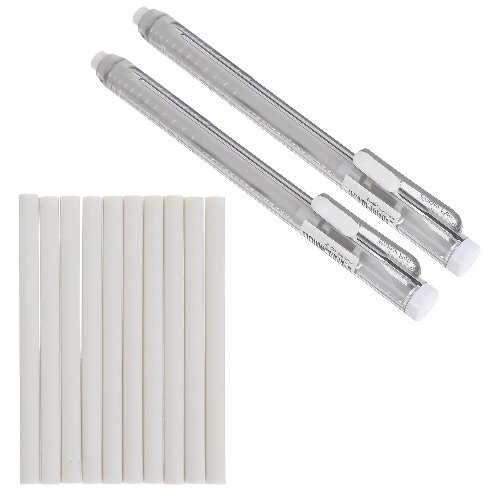 

1Set Retractable Eraser Pen with Refills Precision Mechanical Pencil Eraser for Artists Students School Office Drawing Writing
