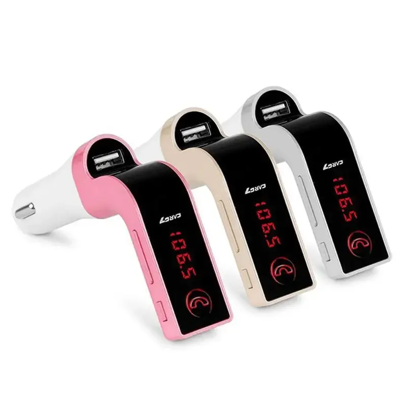

CAR G7 Bluetooth MP3 FM Transmitter Bluetooth Wireless Car Kit Hands Free FM Adapter Transmitter With USB Car Charger