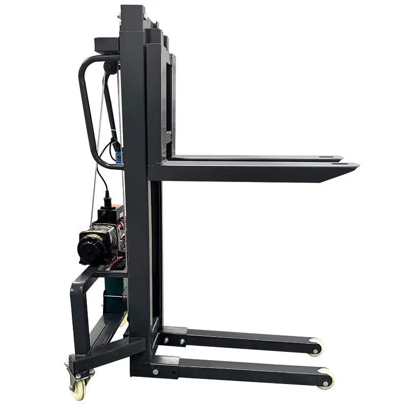 Cross-Border Stage-Specific Forklift Small Loading Unloading On-Vehicle Manual Stacker Detachable Mini Forklift Lithium Battery