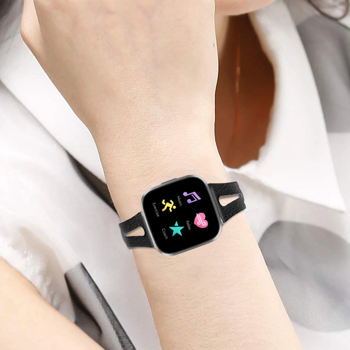 

Premium Watch Band Replacement Strap For 2 Sweat Resistant Lightweight Unisex Wristband Smooth Edges