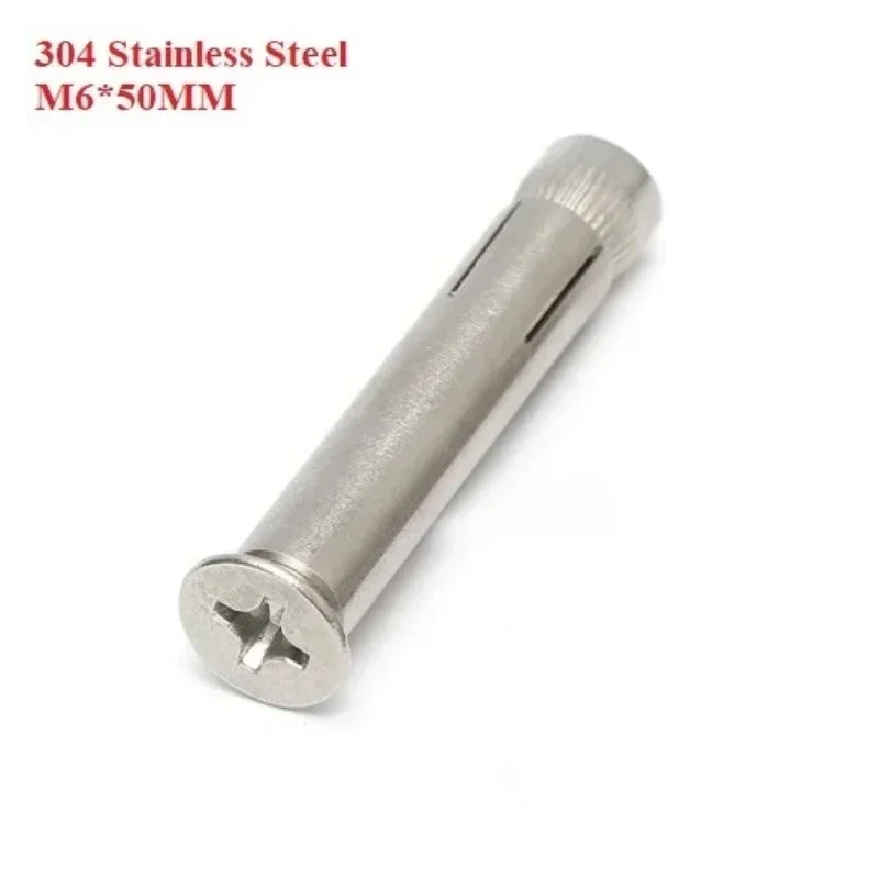 50Pcs 304 Stainless Steel Tile Stone Joint Hanging Bracket Sleeve Anchor For Exterior Wall