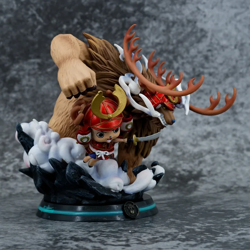 13Cm Eendelige Chopper Anime Figuren Wano Onigashima Chopper Standbeeld Actie Beeldje Model Pop Collectie Decoratie Speelgoed Cadeau