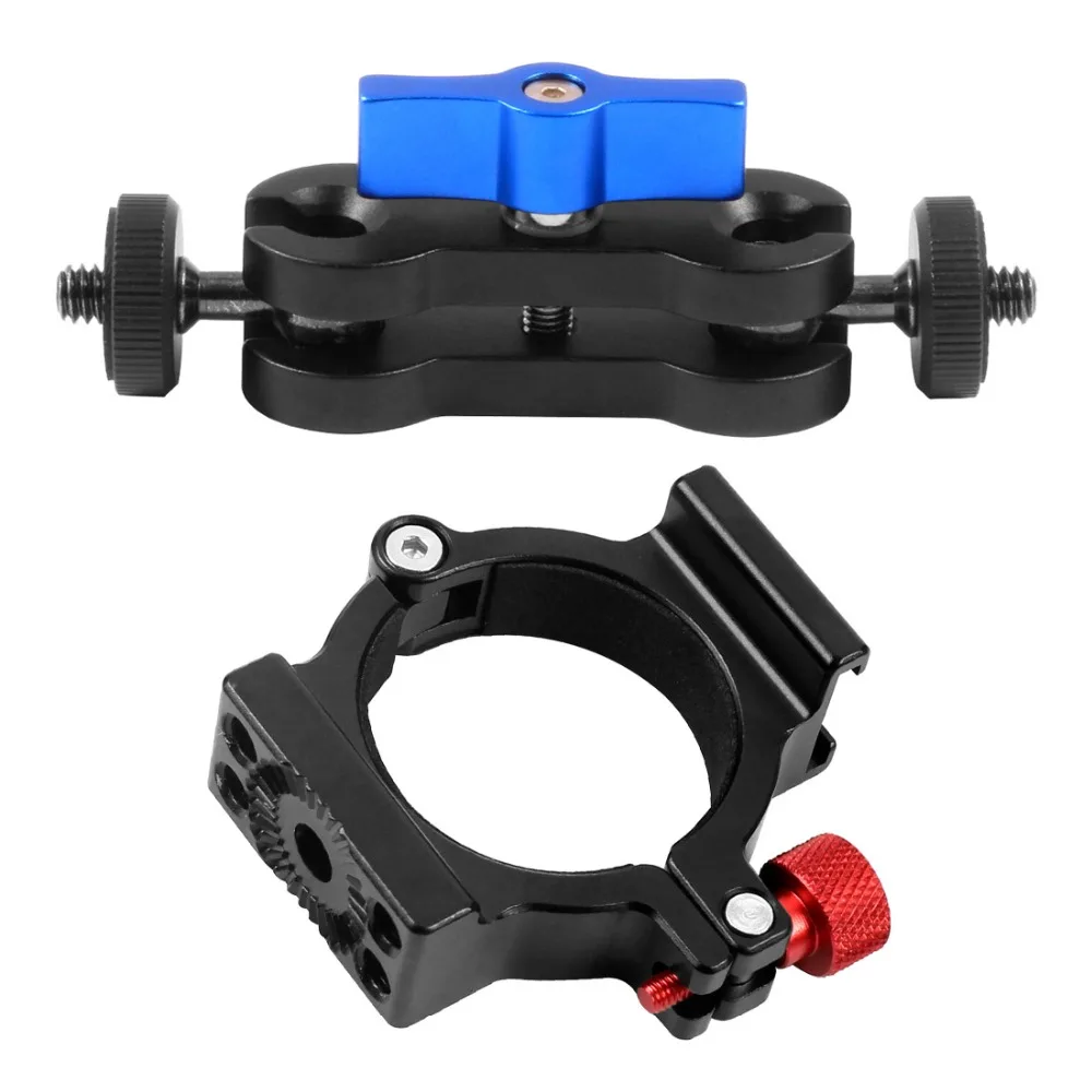 4-Ring Heißer Schuh Adapter Ring Mikrofon Montieren mit Magie Arm Adapter für Zhiyun Glatte 4 Handheld Gimbal DSLR kamera Zubehör – Detail 12
