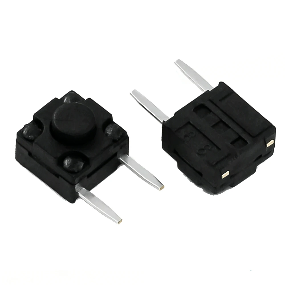 TS-I016 6*6*5 Waterproof Edge Touch Switch 2 Feet Side Insert Reset Microswitch 2 Inching Button