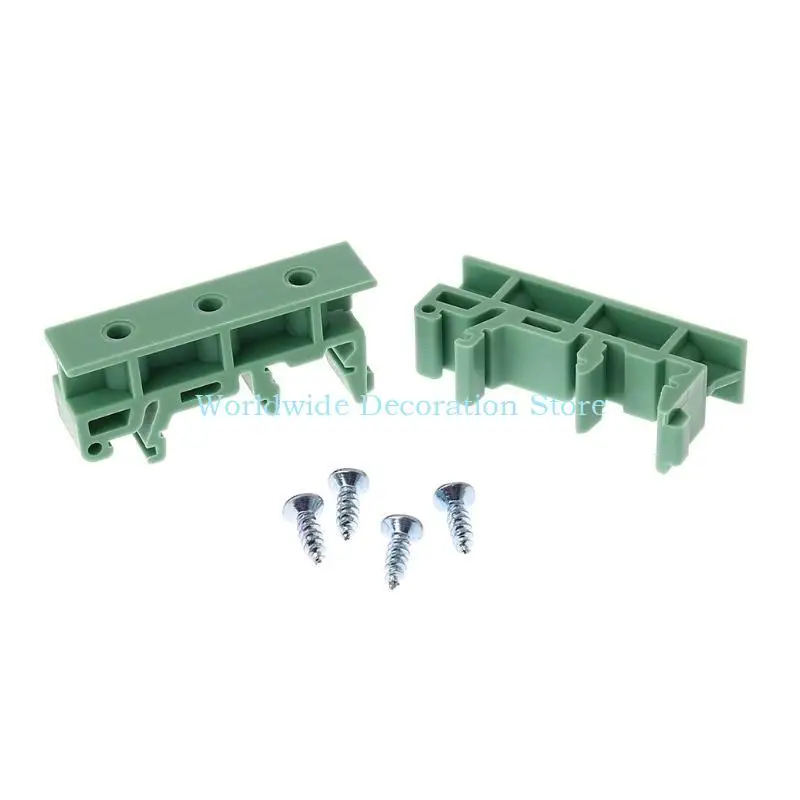 Q39b 2pcs Din 35 mm Adattatore Adattatore Porta montaggio montaggio
