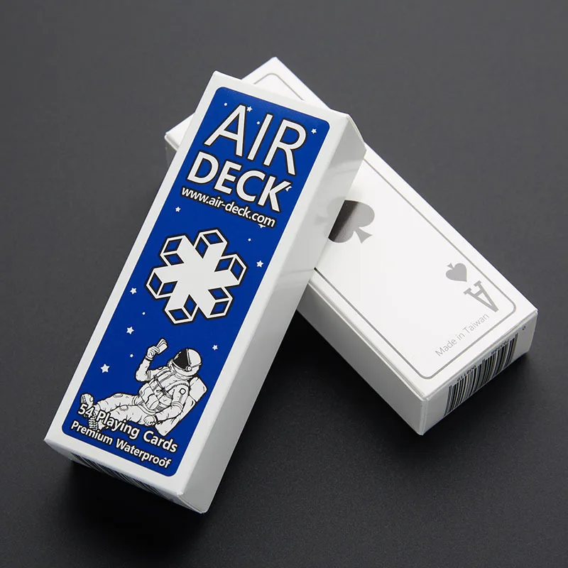 Air Deck Waterproof Plastic Playing Cards Travel Poker Plastic Waterproof, Durable, High Quality Outdoor Portable Mini Cute Card