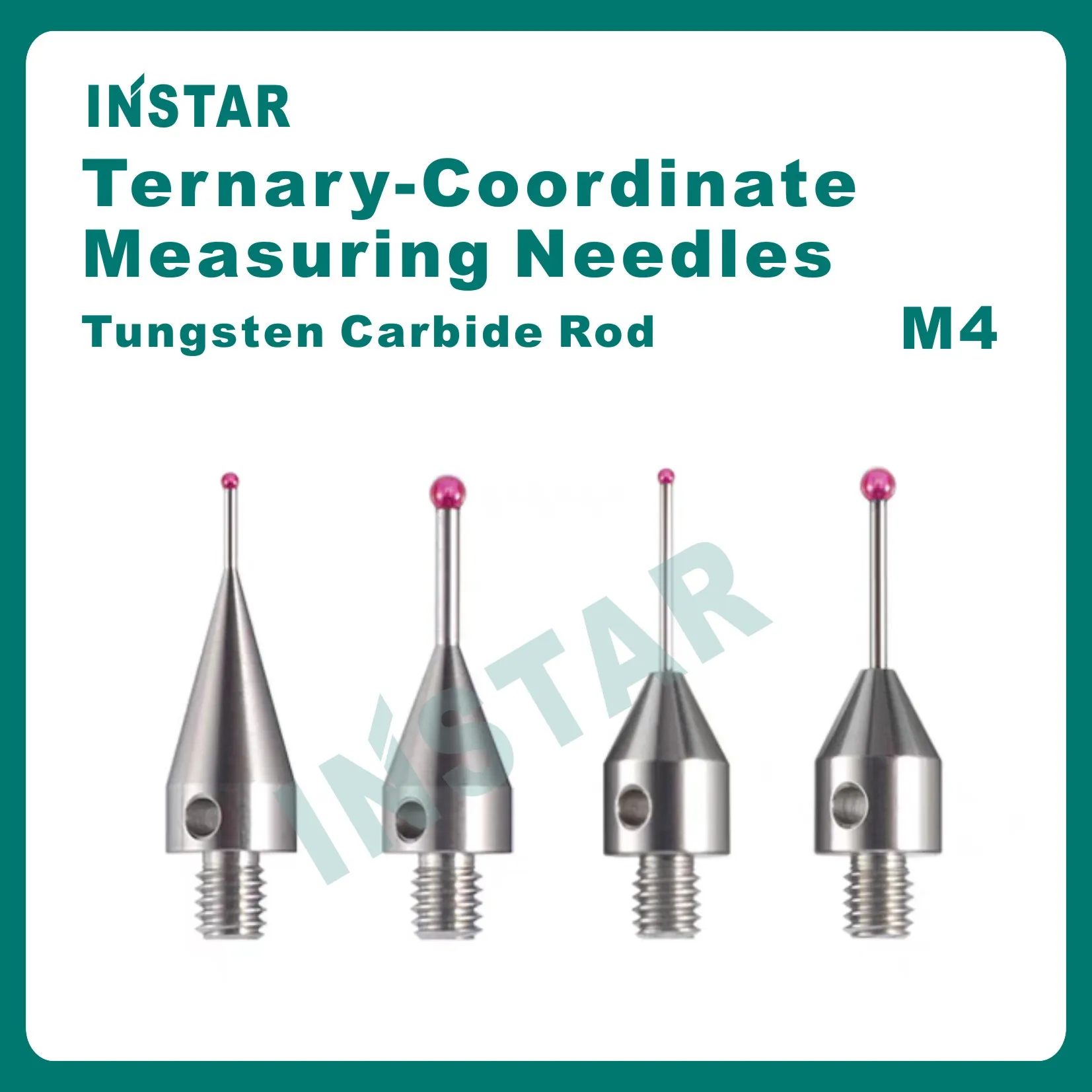 INSTAR sonda di misurazione a tre Coordinate M4 D1.0 D2.0 D3 sonda rubino indicatore quadrante industriale in carburo di tungsteno CNC