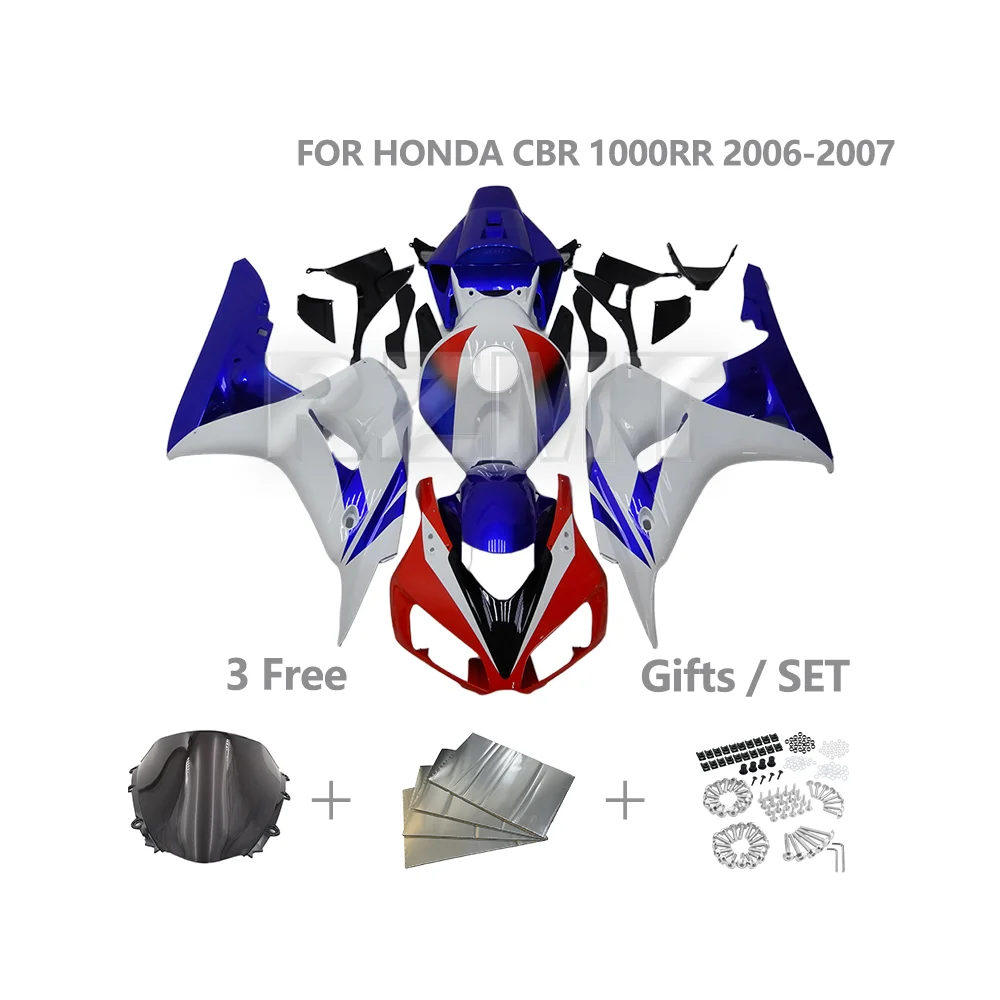 

Комплект обтекателей для HONDA CBR1000RR 2006 2007 CBR 1000RR, индивидуальный комплект обтекателей для мотоцикла, набор деталей для кузова из АБС-пластика H1007-119a