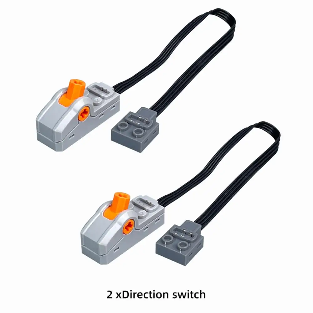 1/2/5/10 قطعة أجزاء وظائف الطاقة التقنية قطبية التحكم التبديل MOC اللبنات 8869 ل مصباح ليد ربط خط 8870 المحركات #4