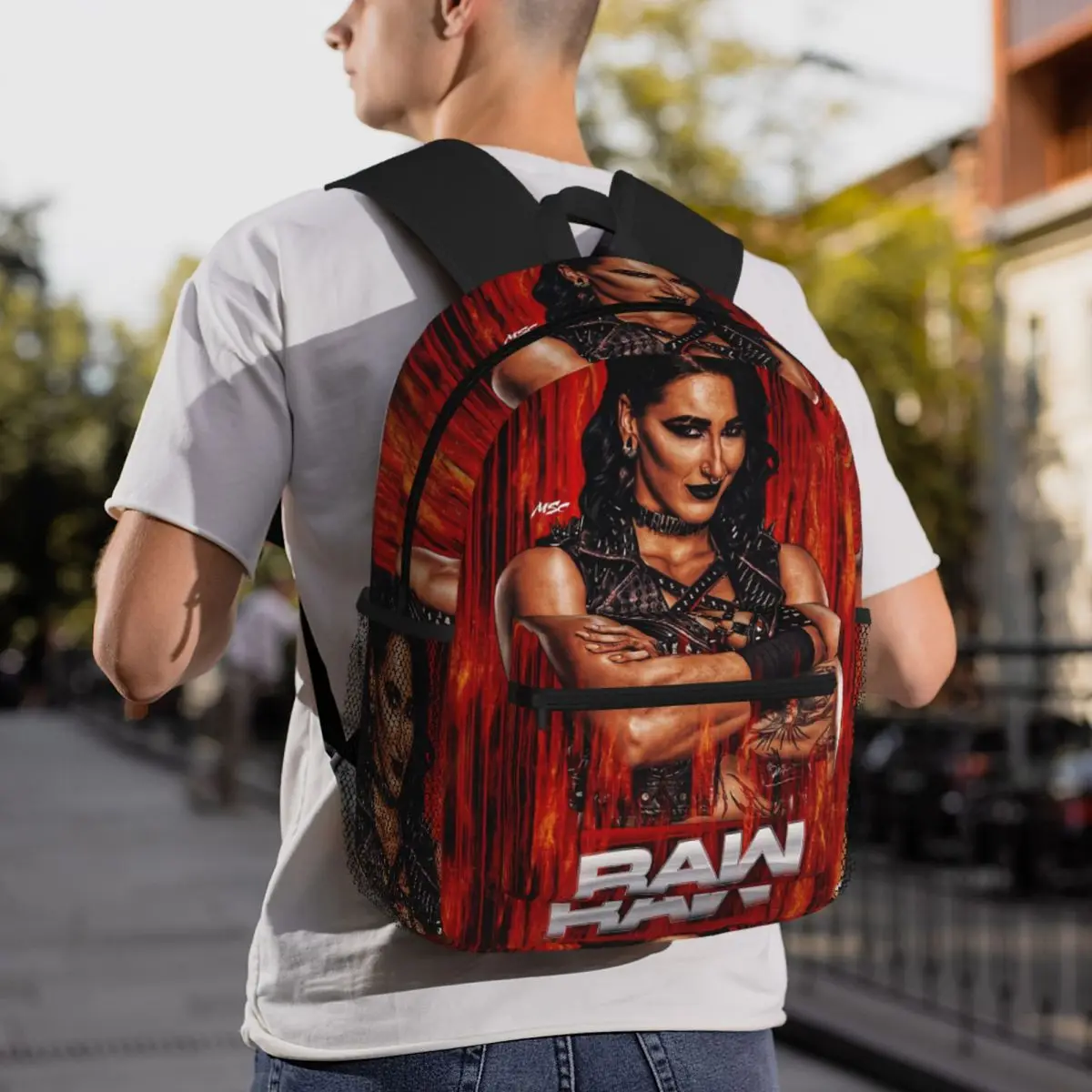 Rhea Ripley Studenten-Rucksack, Schultasche, Wandern, Reisen, Tagesrucksack für Jungen und Mädchen, modische Büchertasche, Umhängetaschen