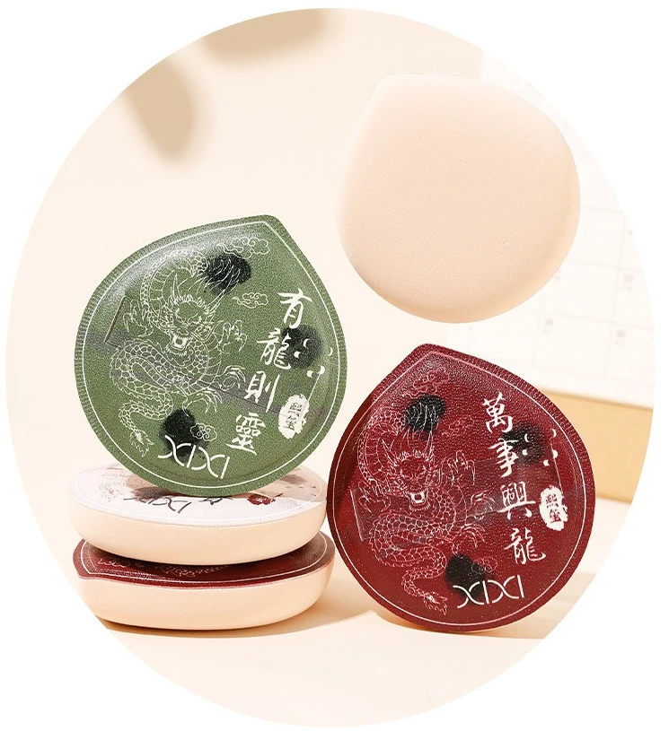 Xixi bouffée humide et sec double usage agrandie épaissie éponge de maquillage super douce pas facile à manger poudre beauté mélangeur outil