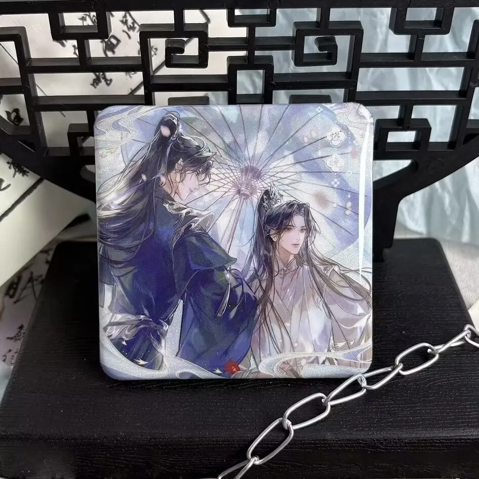 حول "Husky and His White Cat Master"، Chu Wanning Mo ركض هناك بروش شارة رائع مصنوع يدويًا مع شريط مربع من الغبار